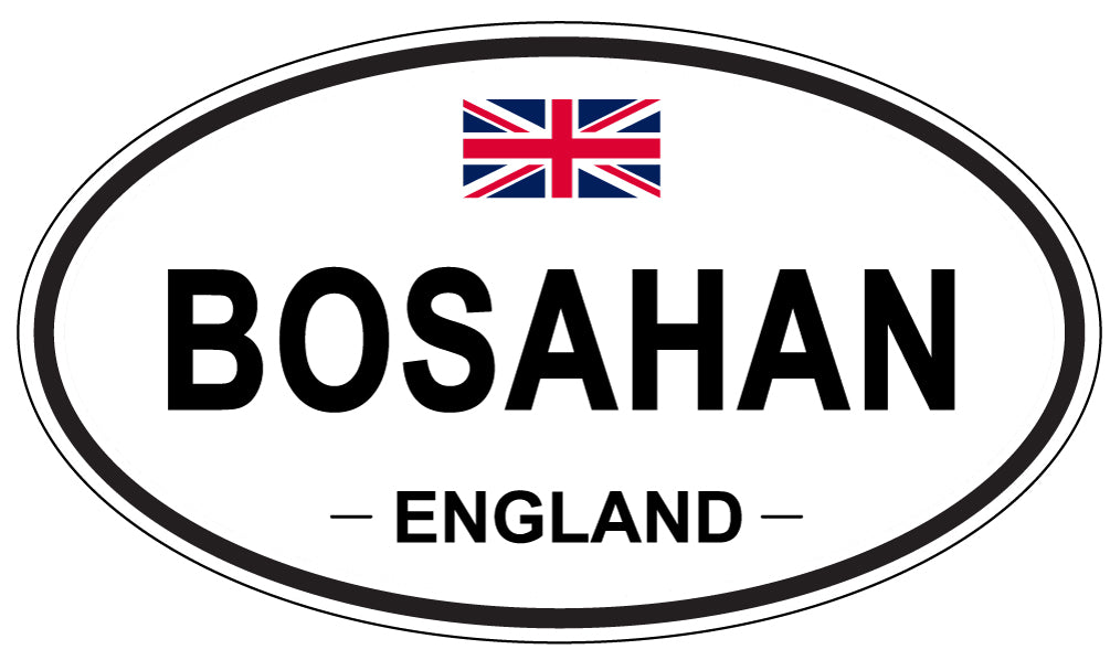 BOSAHAN, England - Oval Magnet