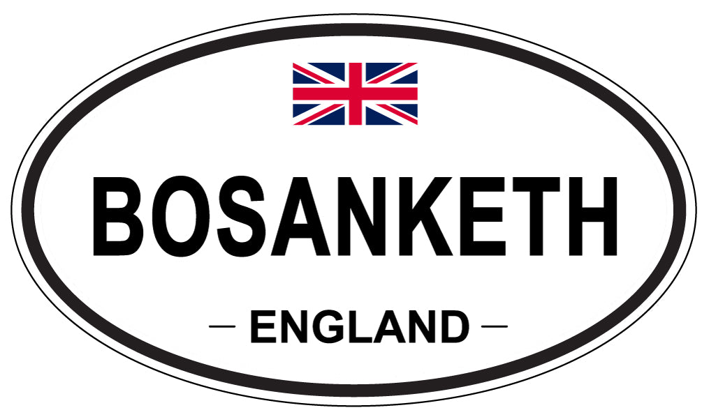 BOSANKETH, England - Oval Magnet