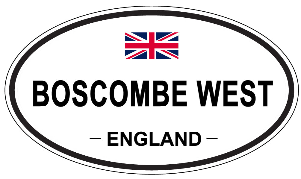 BOSCOMBE WEST, England - Oval Magnet