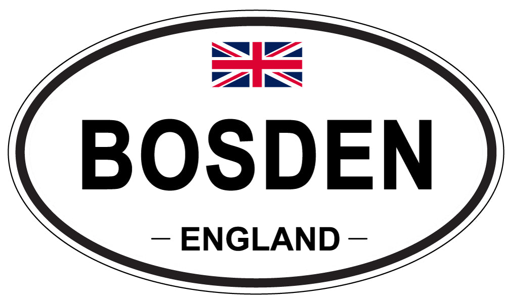 BOSDEN, England - Oval Magnet