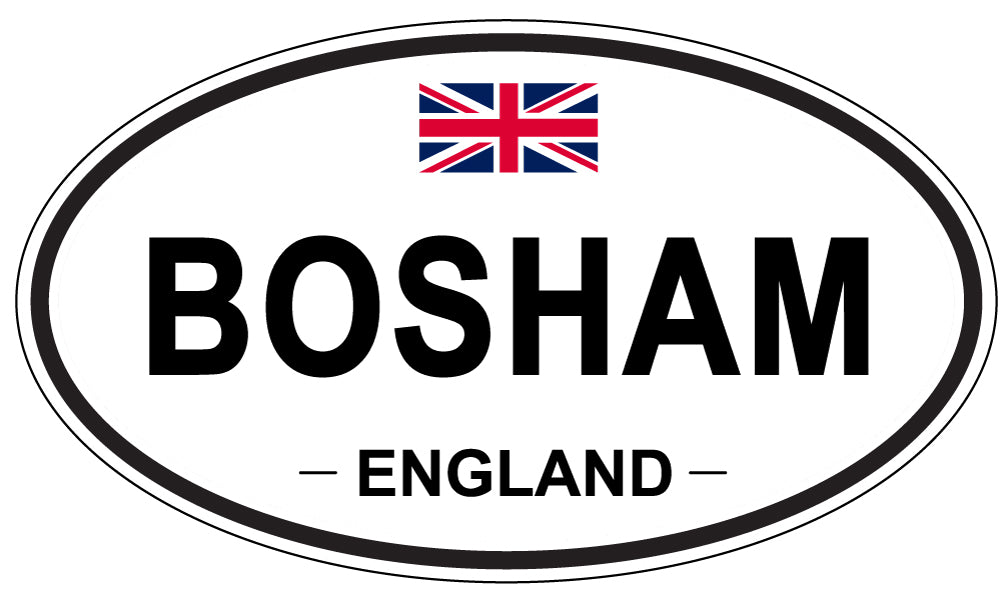 BOSHAM, ENGLAND - Oval Sticker
