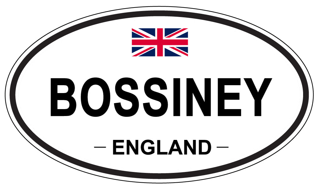 BOSSINEY, England - Oval Magnet