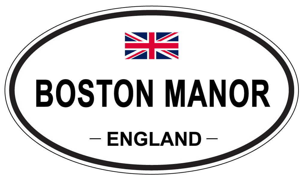 BOSTON MANOR, England - Oval Magnet