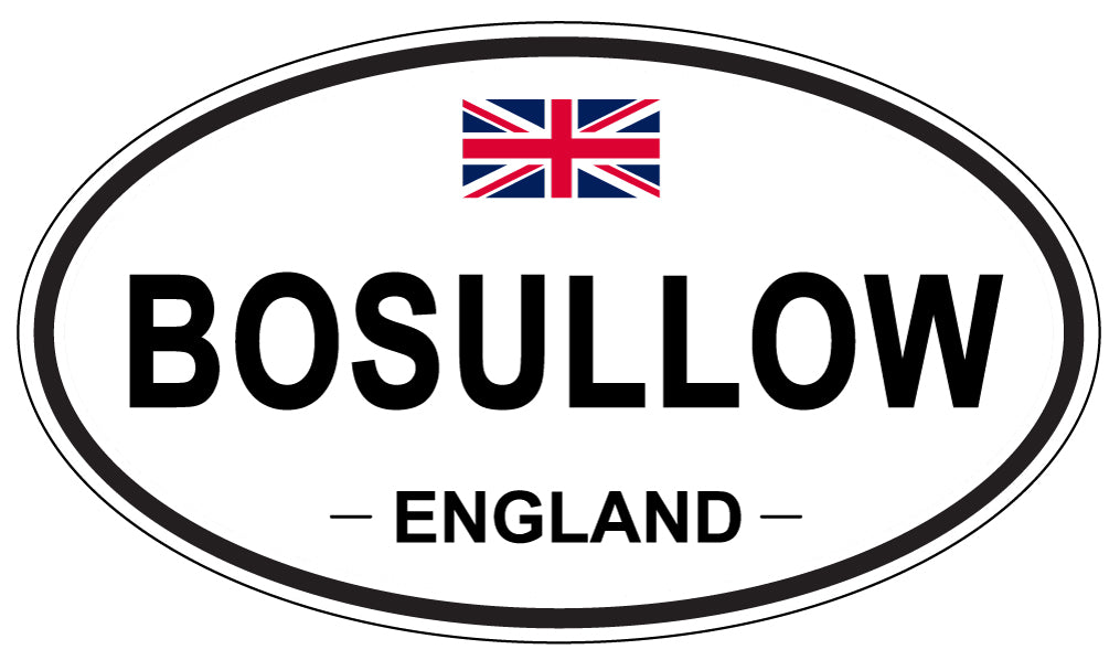 BOSULLOW, ENGLAND - Oval Sticker