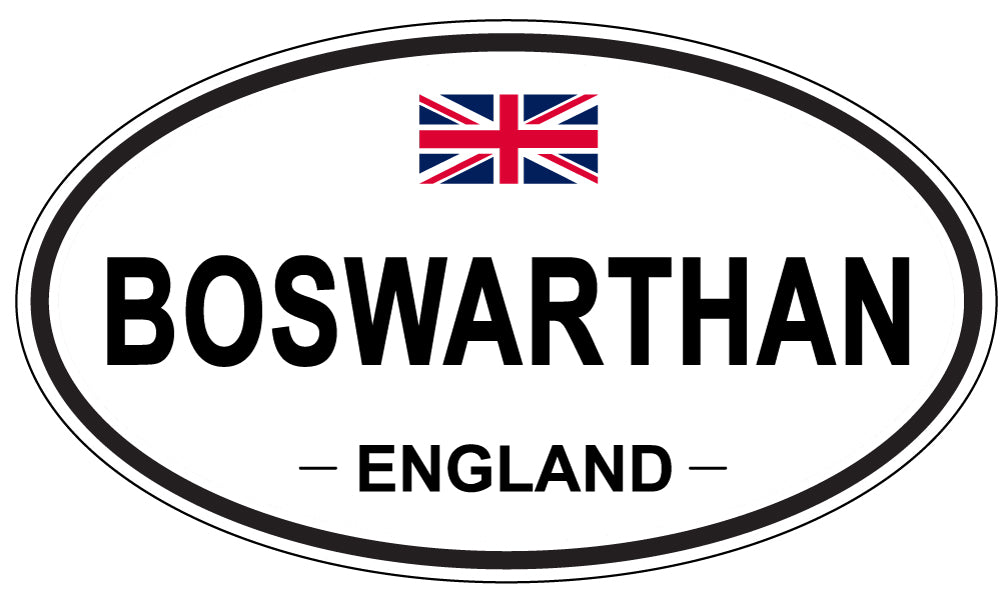 BOSWARTHAN, England - Oval Magnet