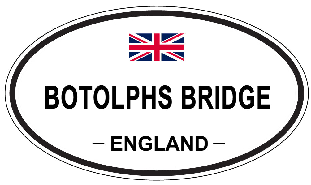 BOTOLPHS BRIDGE, England - Oval Magnet