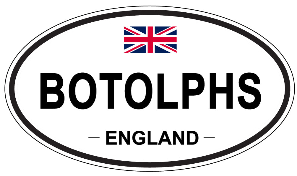 BOTOLPHS, ENGLAND - Oval Sticker
