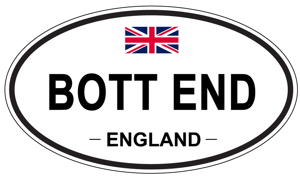 BOTT END, England - Oval Magnet