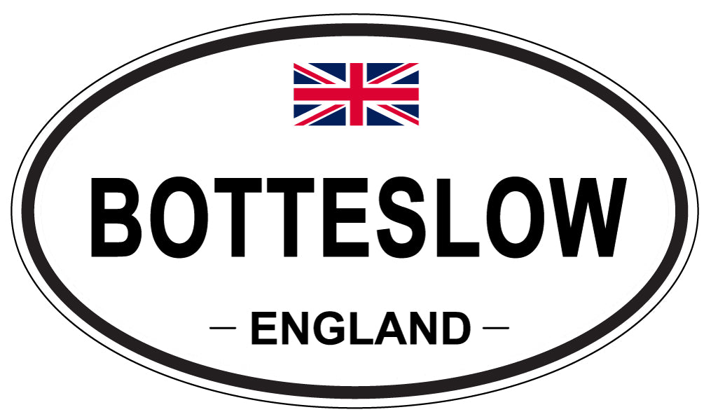 BOTTESLOW, ENGLAND - Oval Sticker