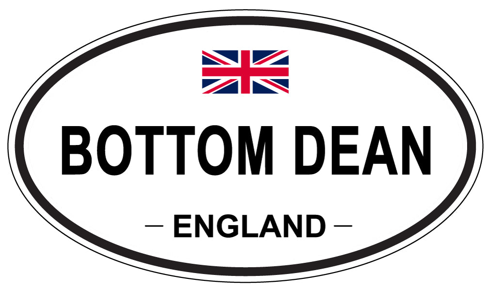 BOTTOM DEAN, England - Oval Magnet