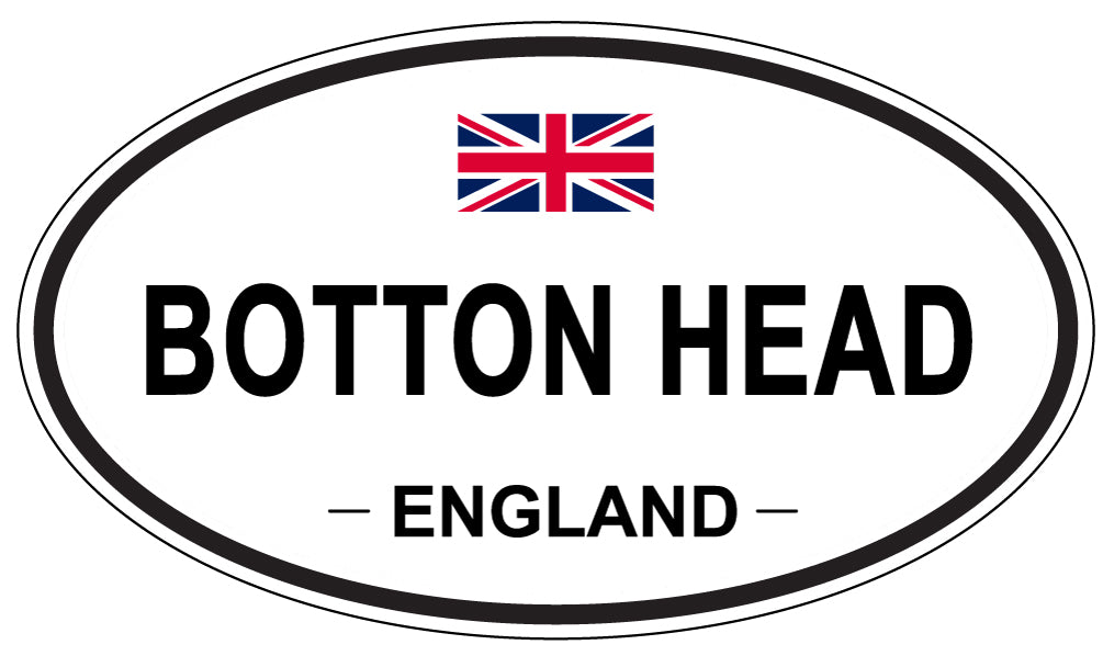 BOTTON HEAD, England - Oval Magnet