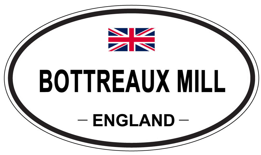 BOTTREAUX MILL, England - Oval Magnet