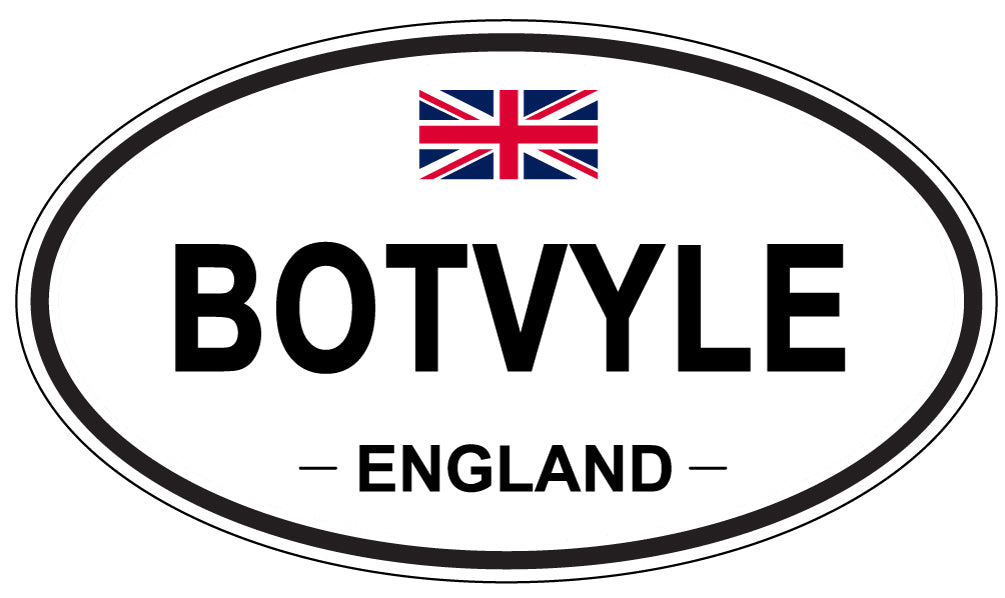 BOTVYLE, England - Oval Magnet