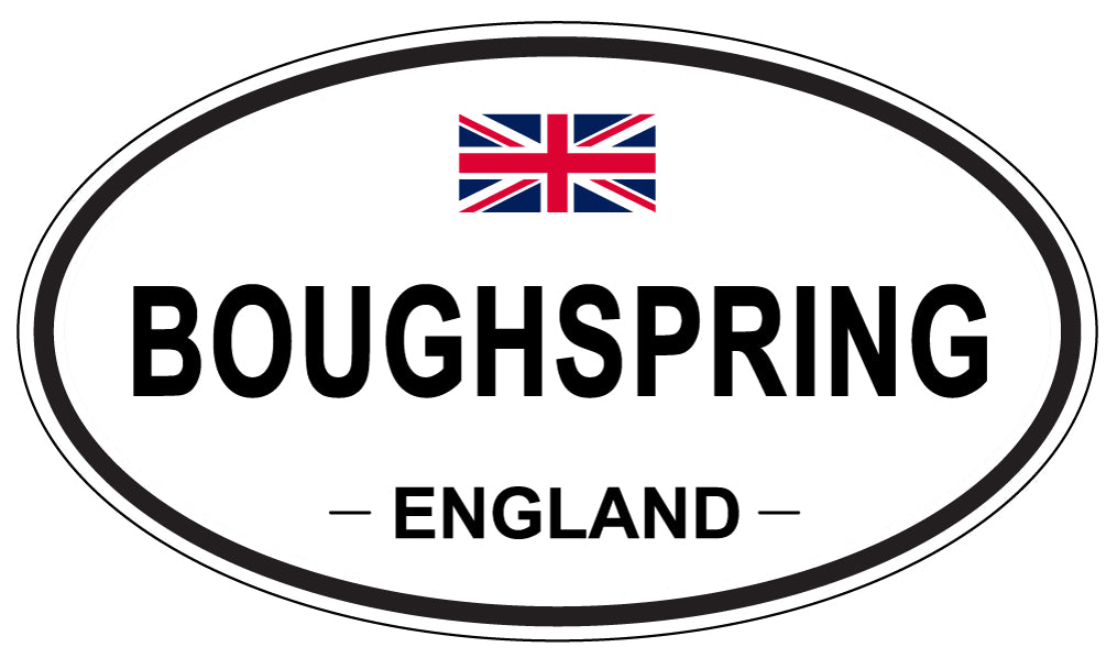 BOUGHSPRING, England - Oval Magnet