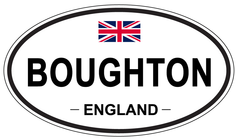 BOUGHTON, England - Oval Magnet