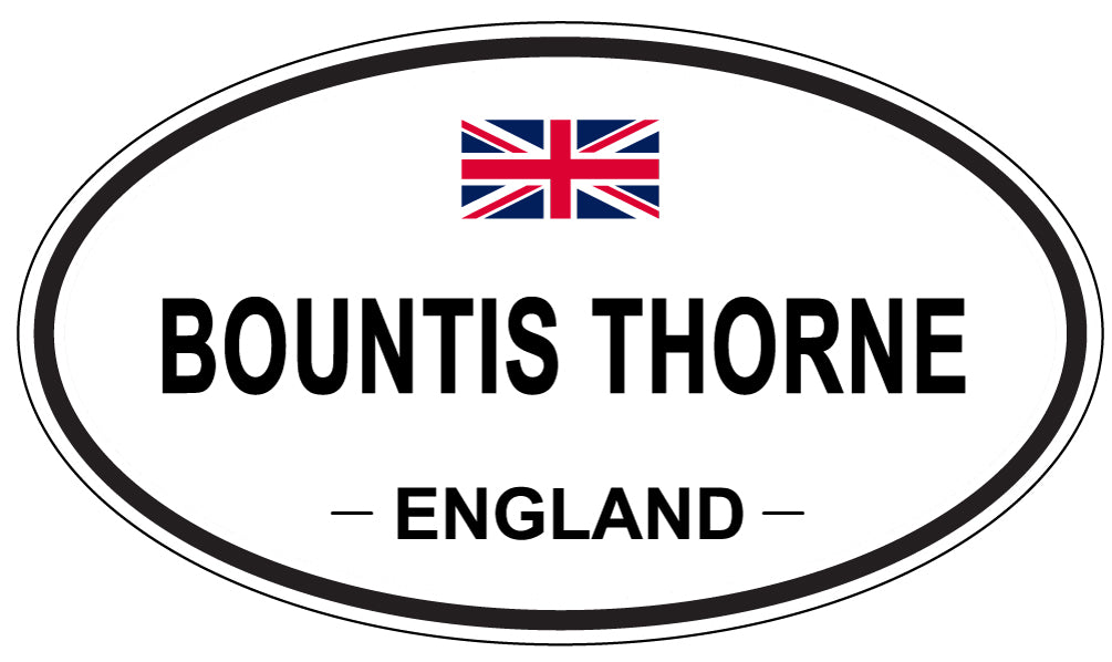 BOUNTIS THORNE, ENGLAND - Oval Sticker