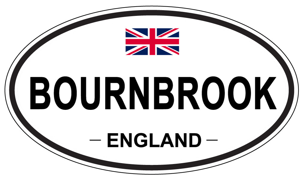 BOURNBROOK, England - Oval Magnet