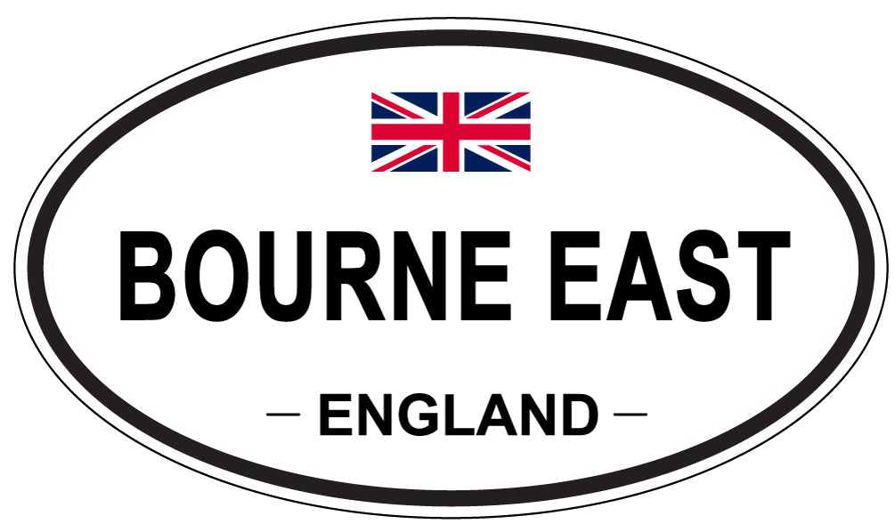 BOURNE EAST, England - Oval Magnet