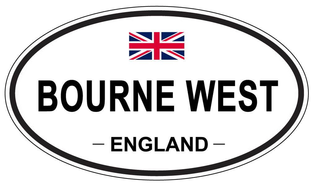 BOURNE WEST, England - Oval Magnet