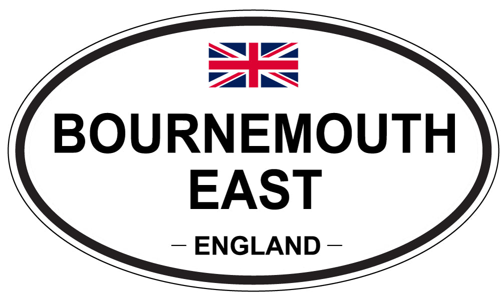 BOURNEMOUTH EAST, England - Oval Magnet