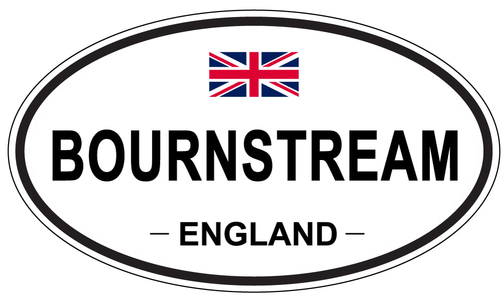 BOURNSTREAM, England - Oval Magnet