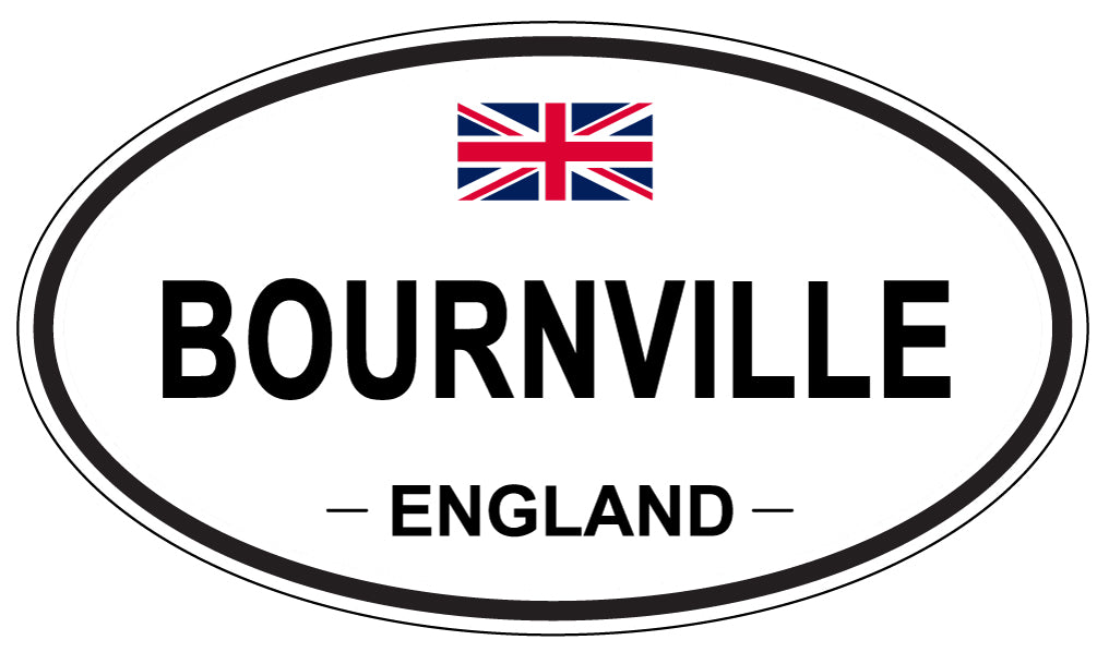 BOURNVILLE, ENGLAND - Oval Sticker