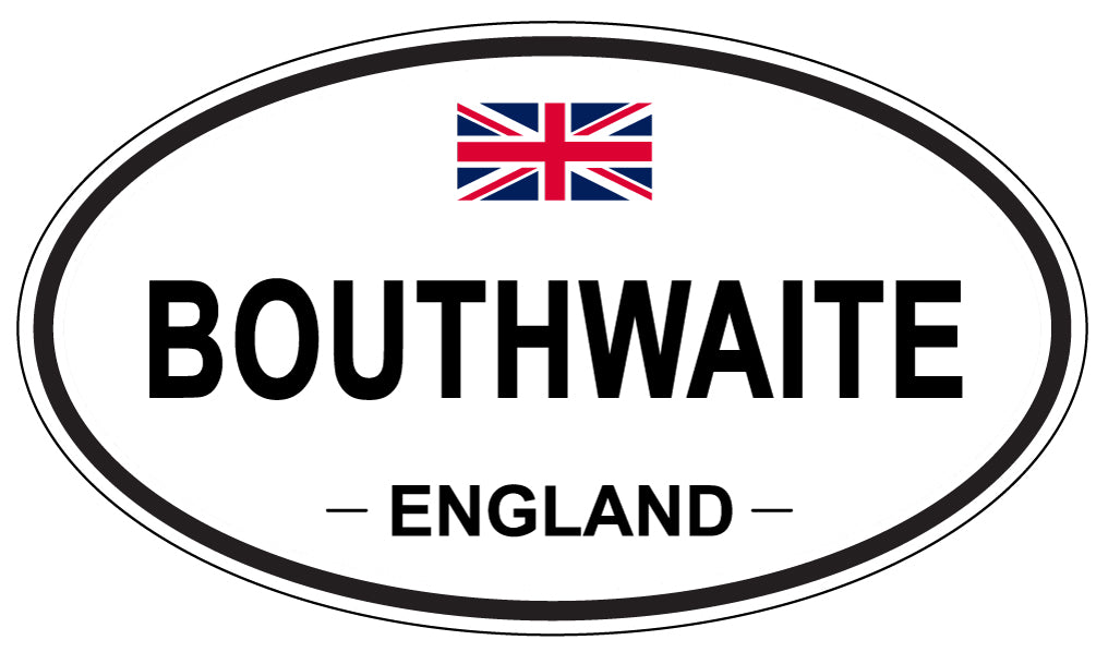BOUTHWAITE, England - Oval Magnet