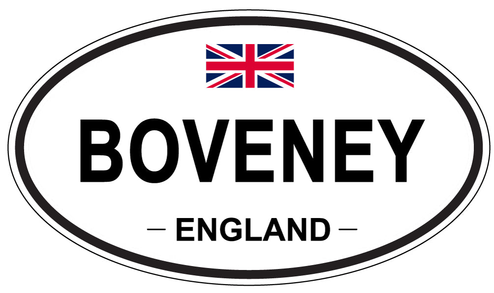 BOVENEY, England - Oval Magnet