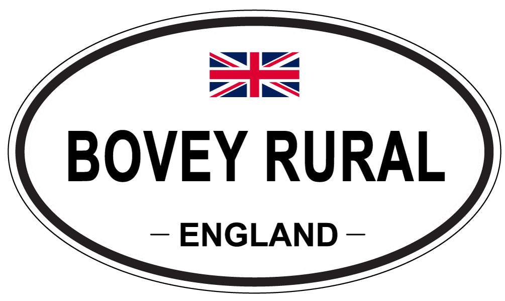 BOVEY RURAL, England - Oval Magnet
