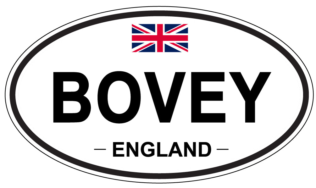 BOVEY, England - Oval Magnet