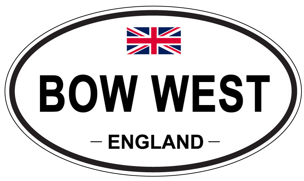 BOW WEST, England - Oval Magnet
