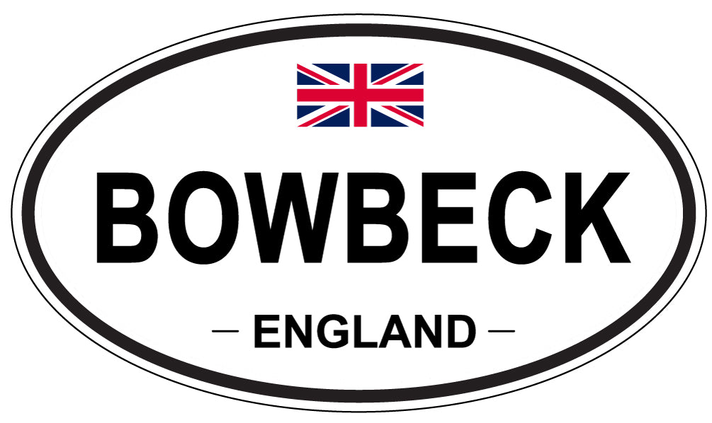 BOWBECK, England - Oval Magnet