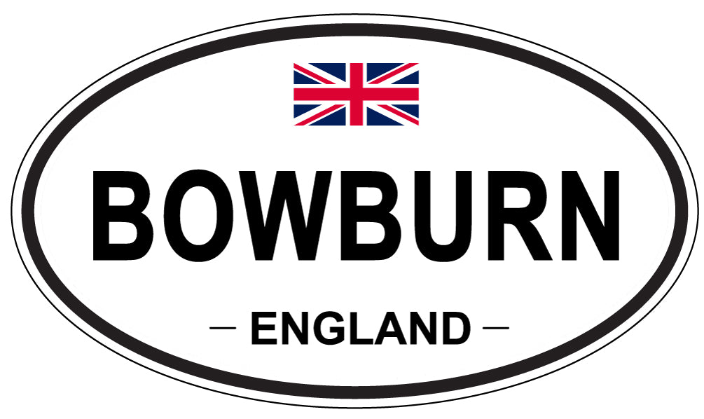 BOWBURN, England - Oval Magnet