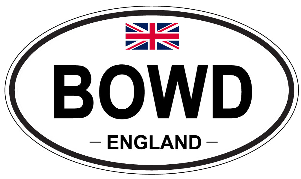 BOWD, England - Oval Magnet
