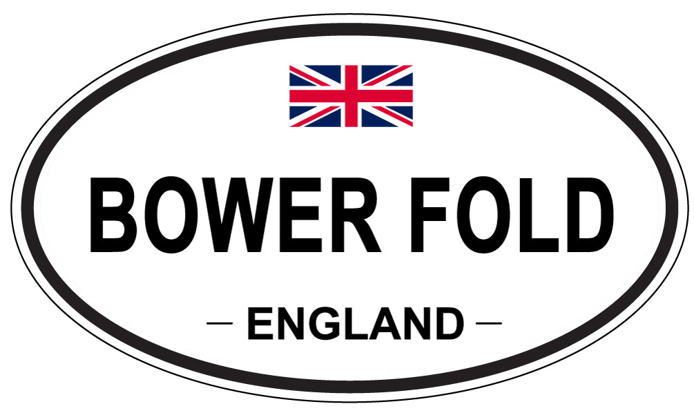 BOWER FOLD, England - Oval Magnet