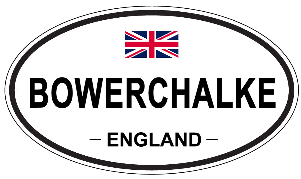 BOWERCHALKE, England - Oval Magnet