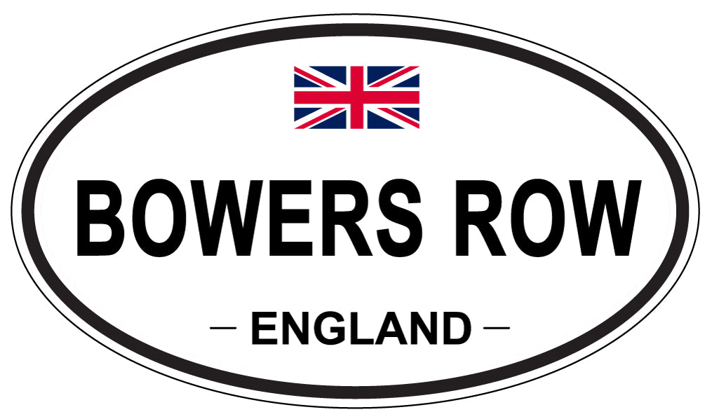 BOWERS ROW, England - Oval Magnet