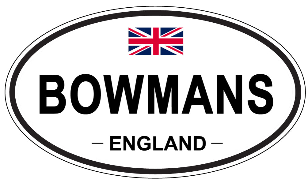 BOWMANS, England - Oval Magnet