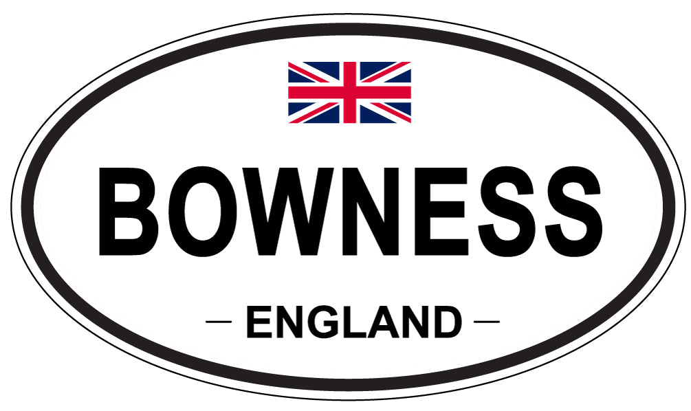 BOWNESS, England - Oval Magnet