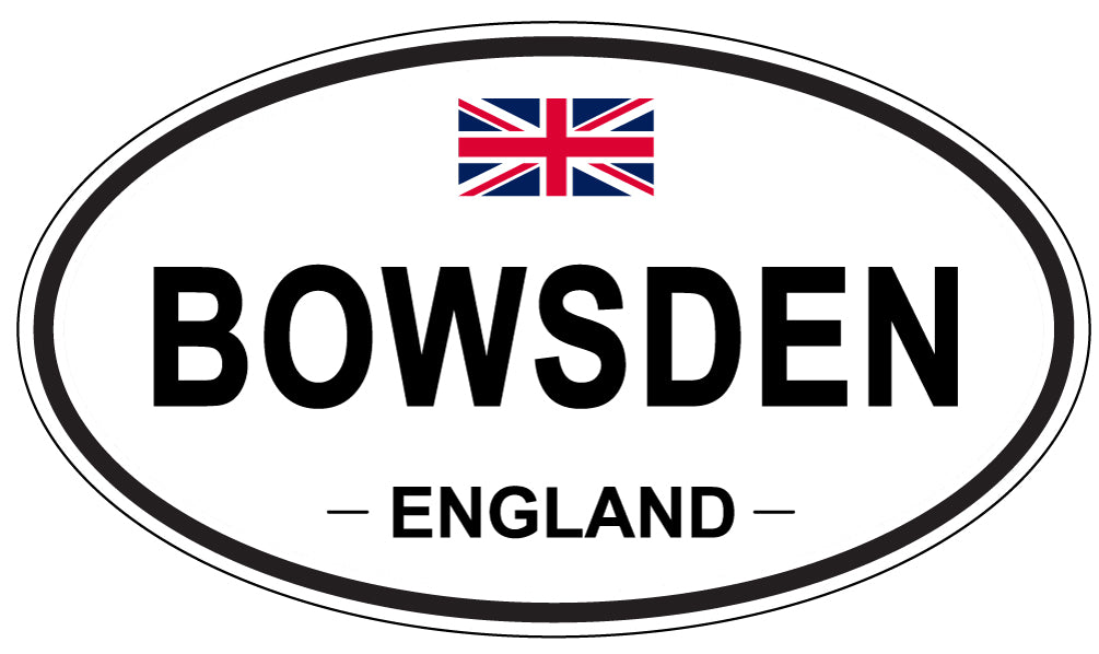BOWSDEN, England - Oval Magnet