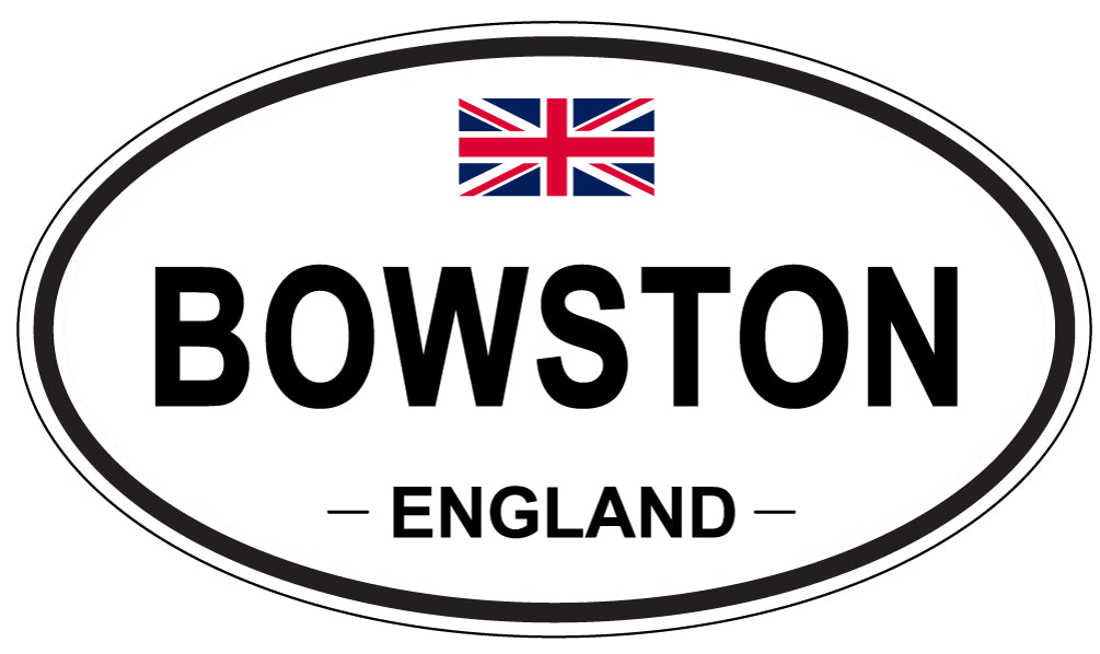 BOWSTON, England - Oval Magnet