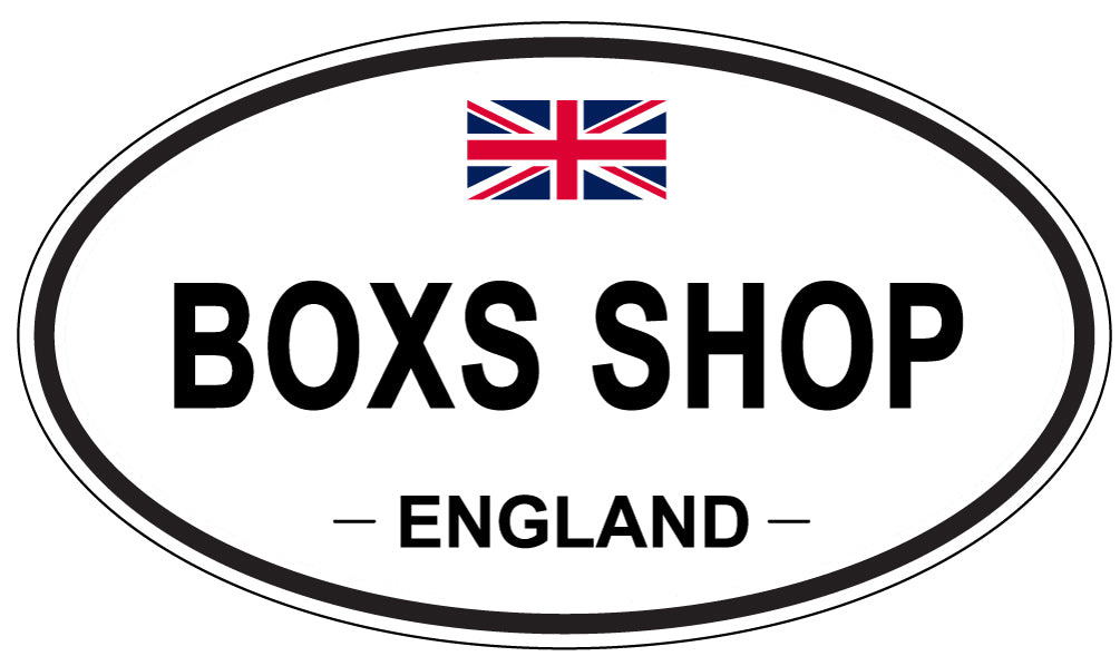 BOXS SHOP, ENGLAND - Oval Sticker