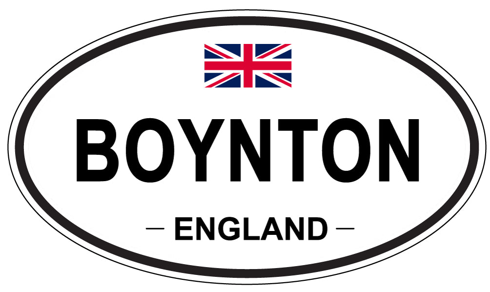 BOYNTON, England - Oval Magnet