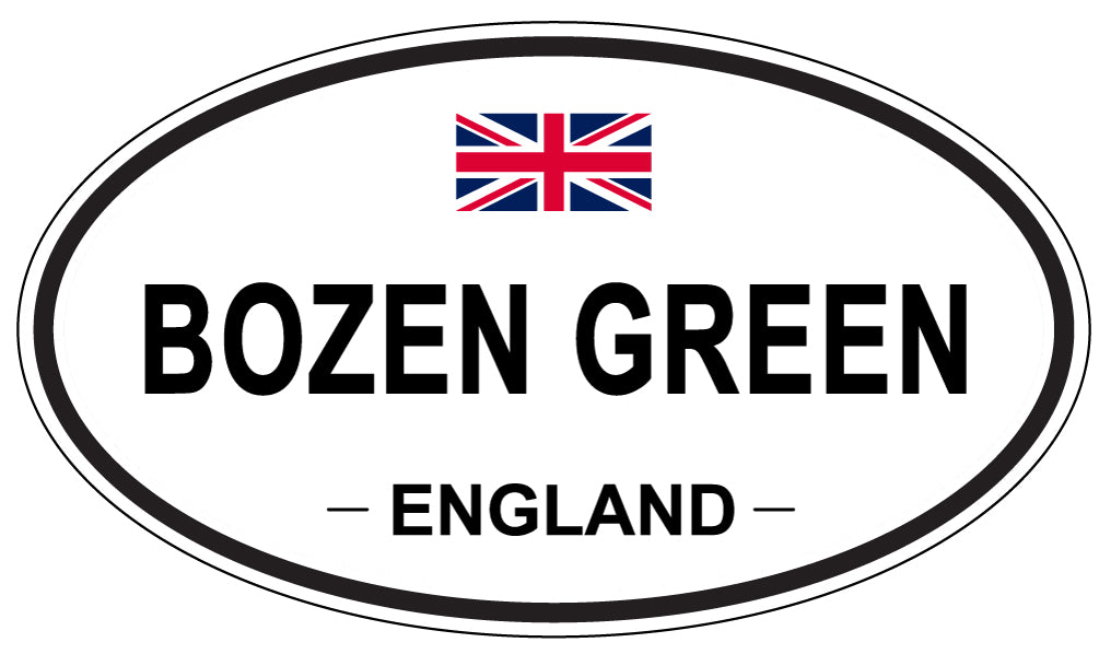 BOZEN GREEN, England - Oval Magnet