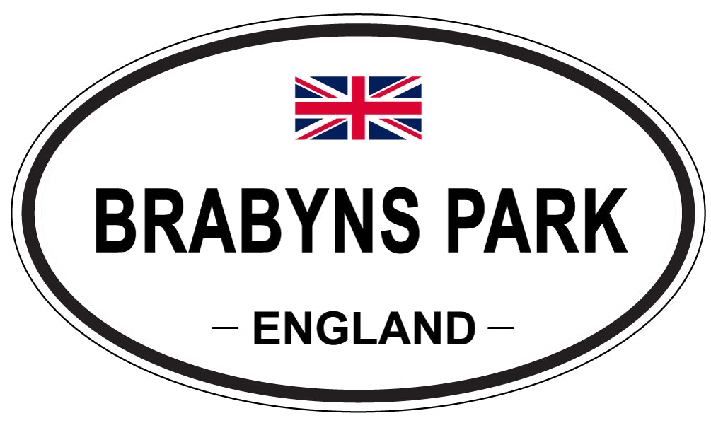BRABYNS PARK, ENGLAND - Oval Sticker