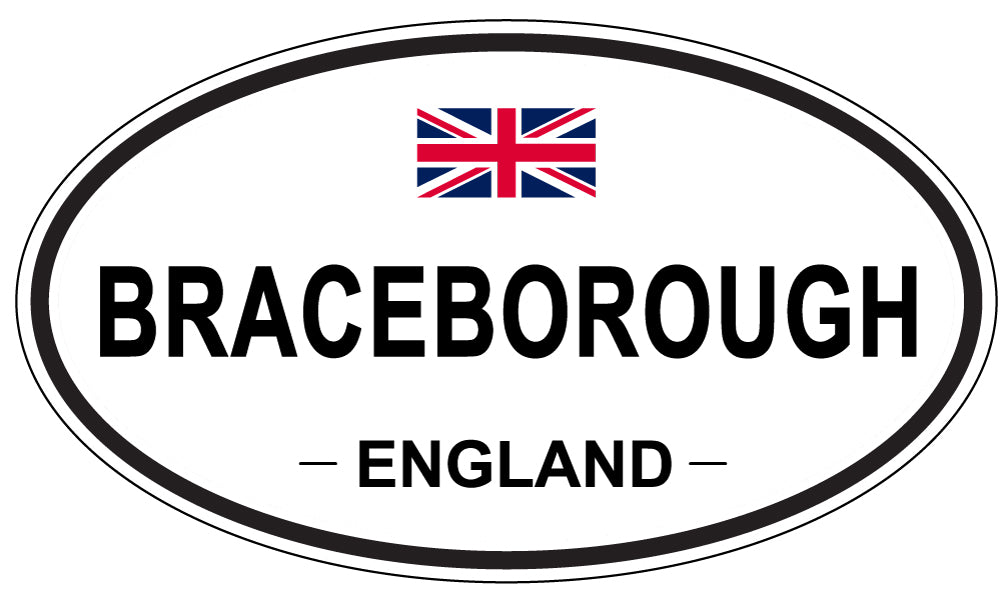 BRACEBOROUGH, England - Oval Magnet