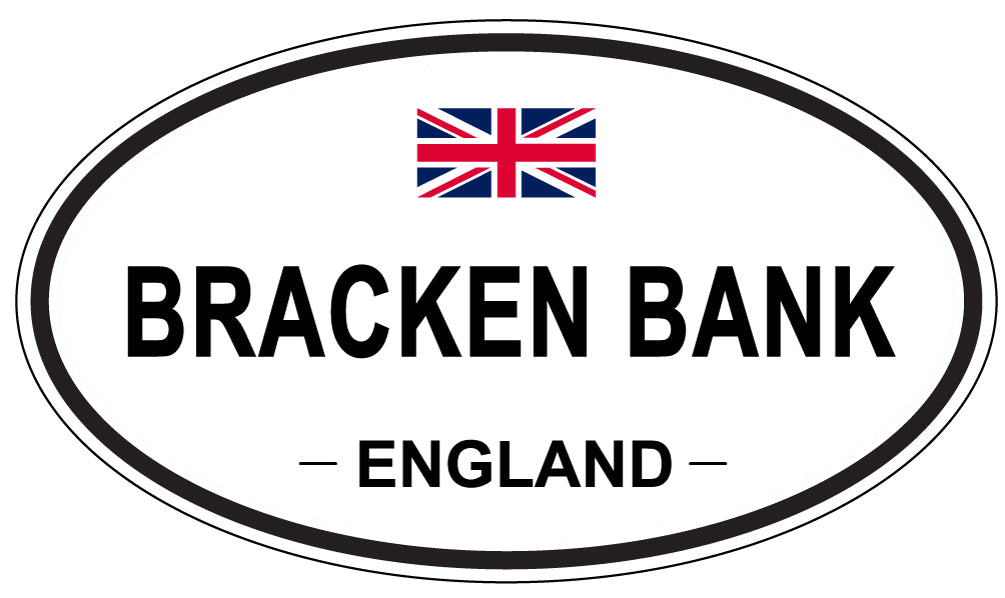 BRACKEN BANK, England - Oval Magnet
