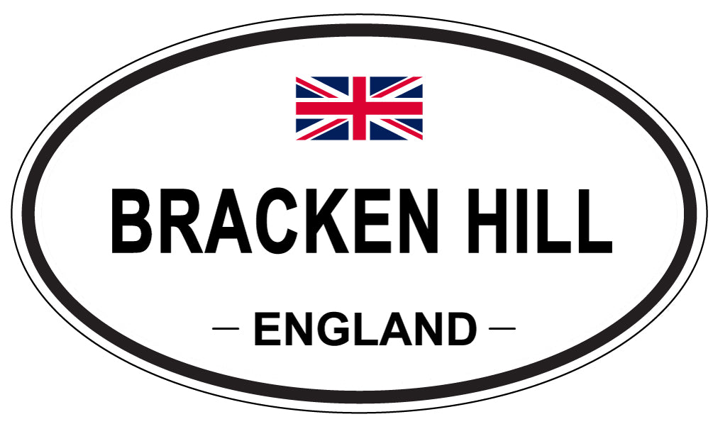 BRACKEN HILL, England - Oval Magnet