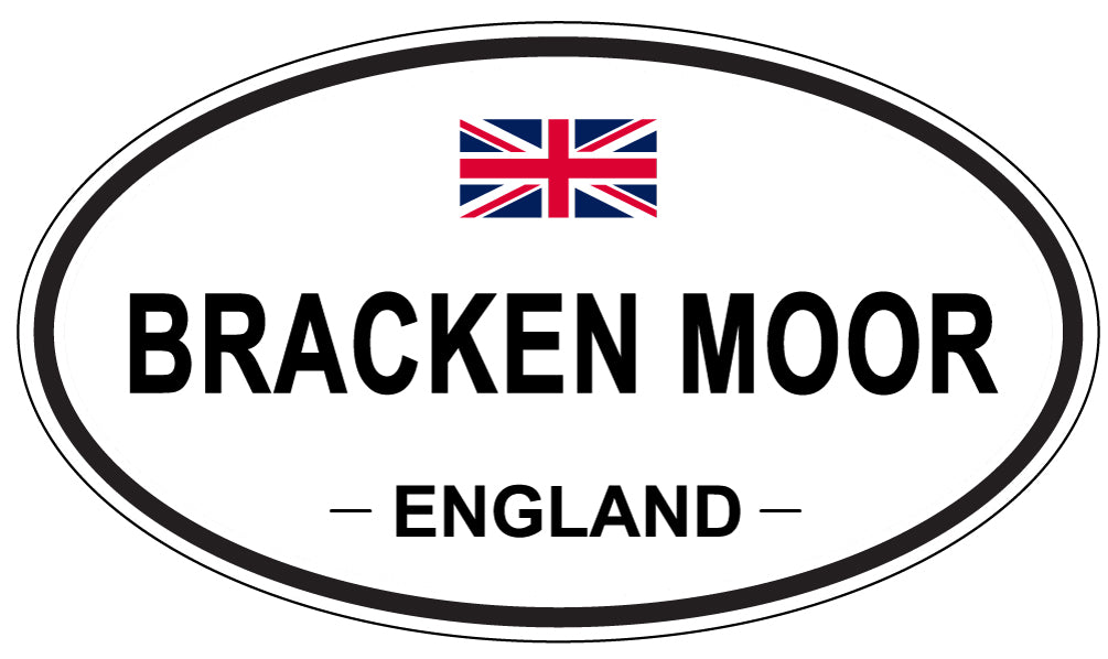 BRACKEN MOOR, England - Oval Magnet