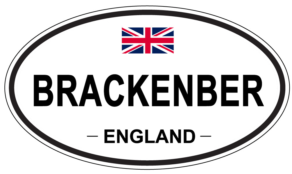 BRACKENBER, ENGLAND - Oval Sticker